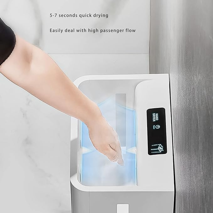 White Jet Hand Dryer With Brushless Motor