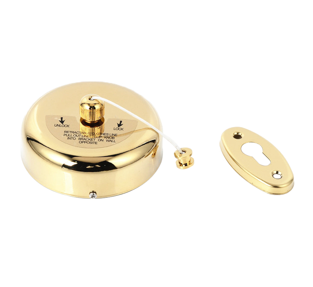 Gold Round Stainless Steel Cloths Liner 8ft