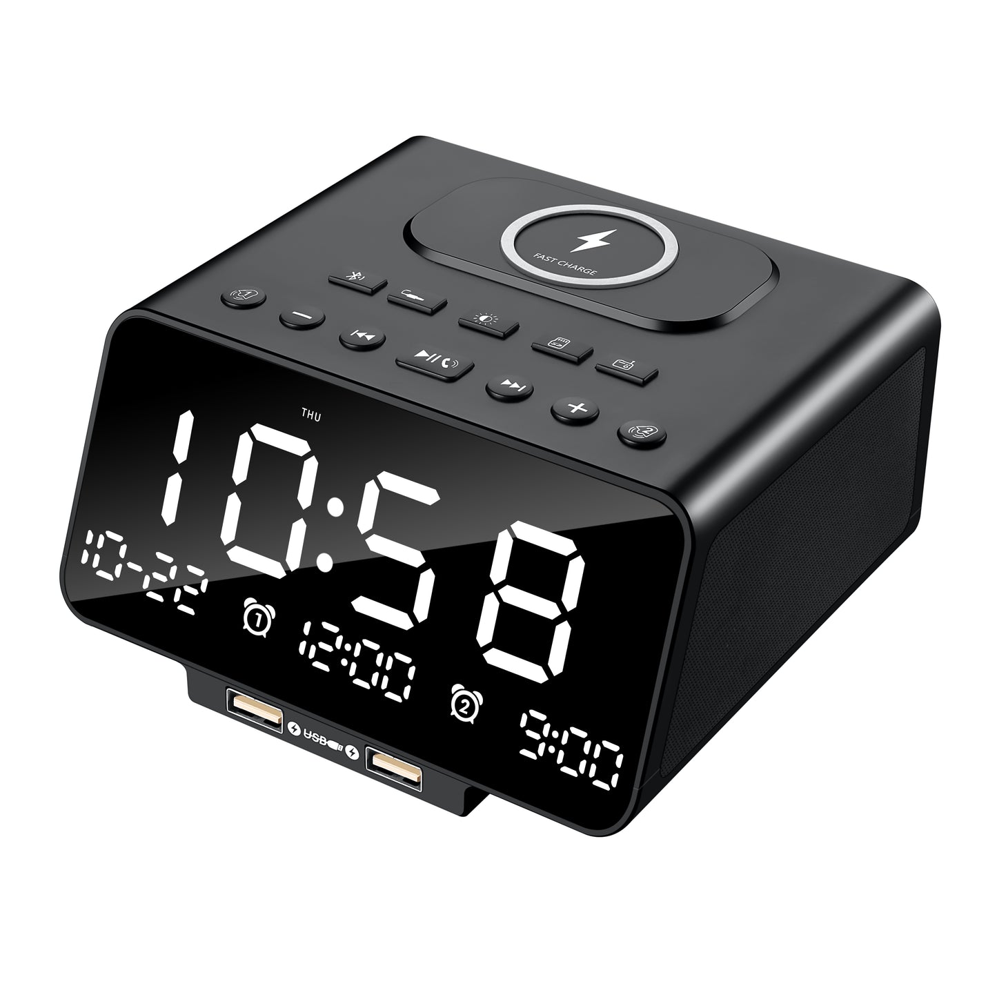 Bluetooth LED Alarm With Radio