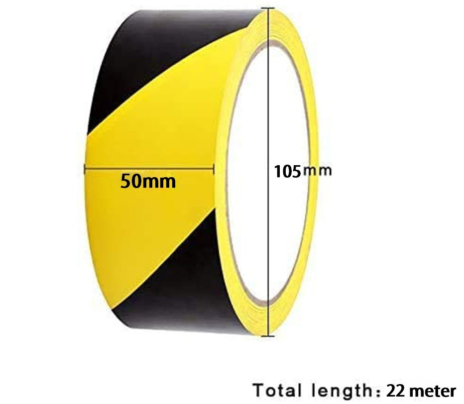 Floor Marking Tape - Zebra Lines (Pack of 5)