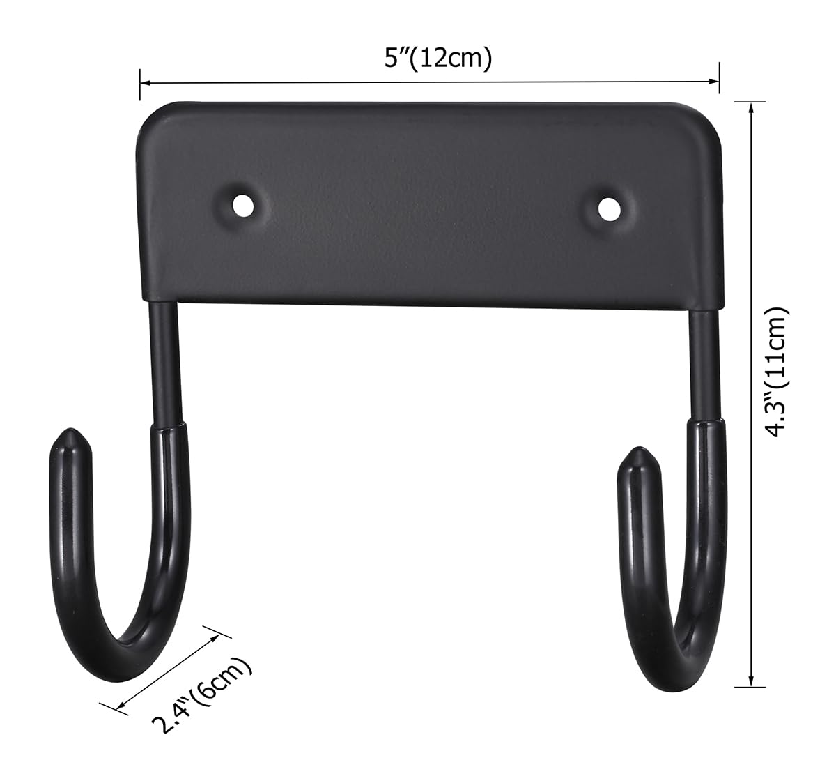 Wall Mounted Iron Board Hanger - Black