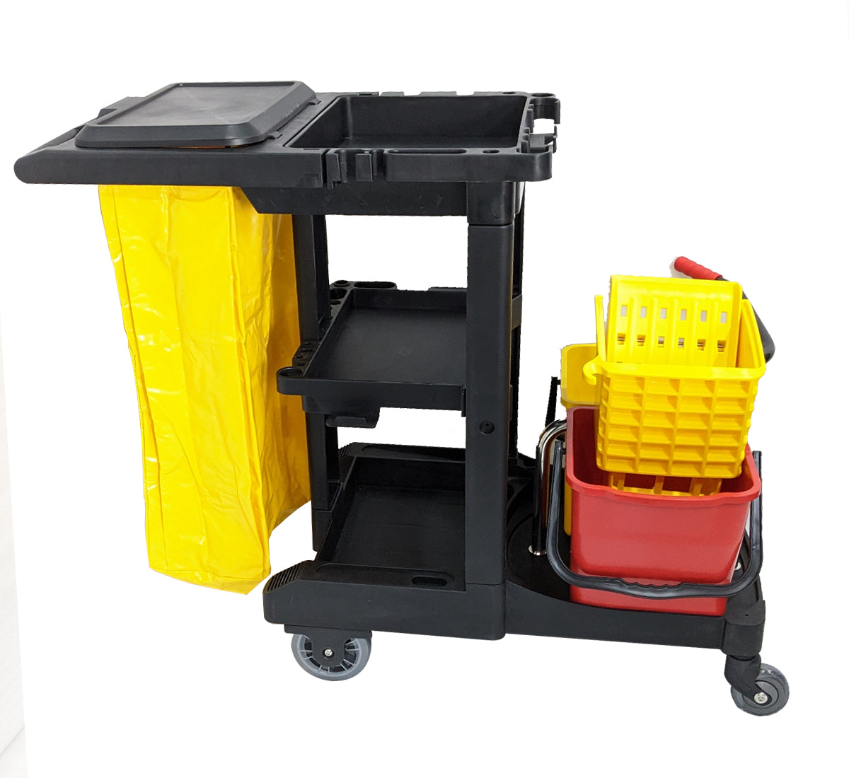 Housekeeping Cleaning Hand Cart With Wheels