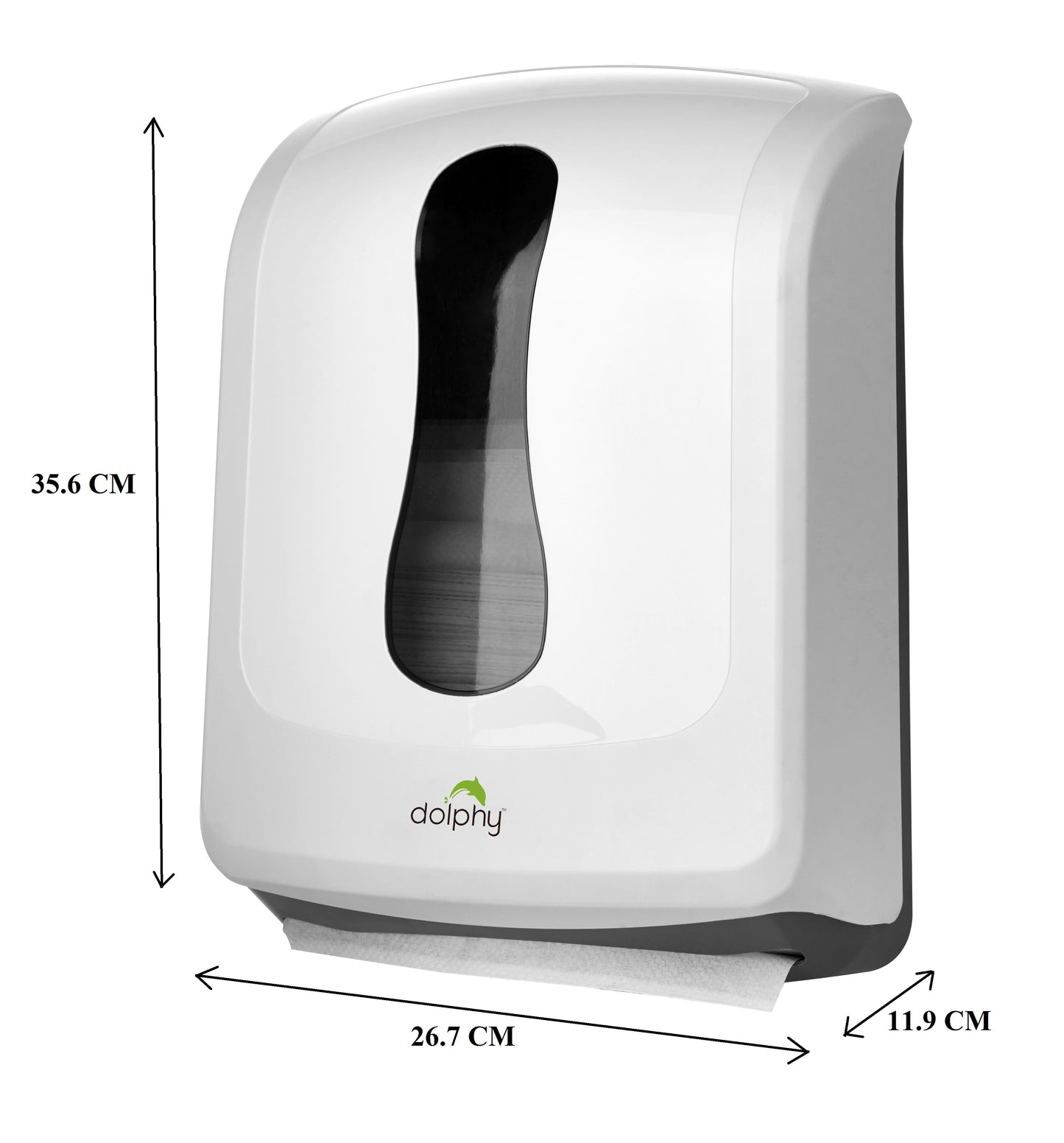 Slimline Paper Towel Dispenser - White
