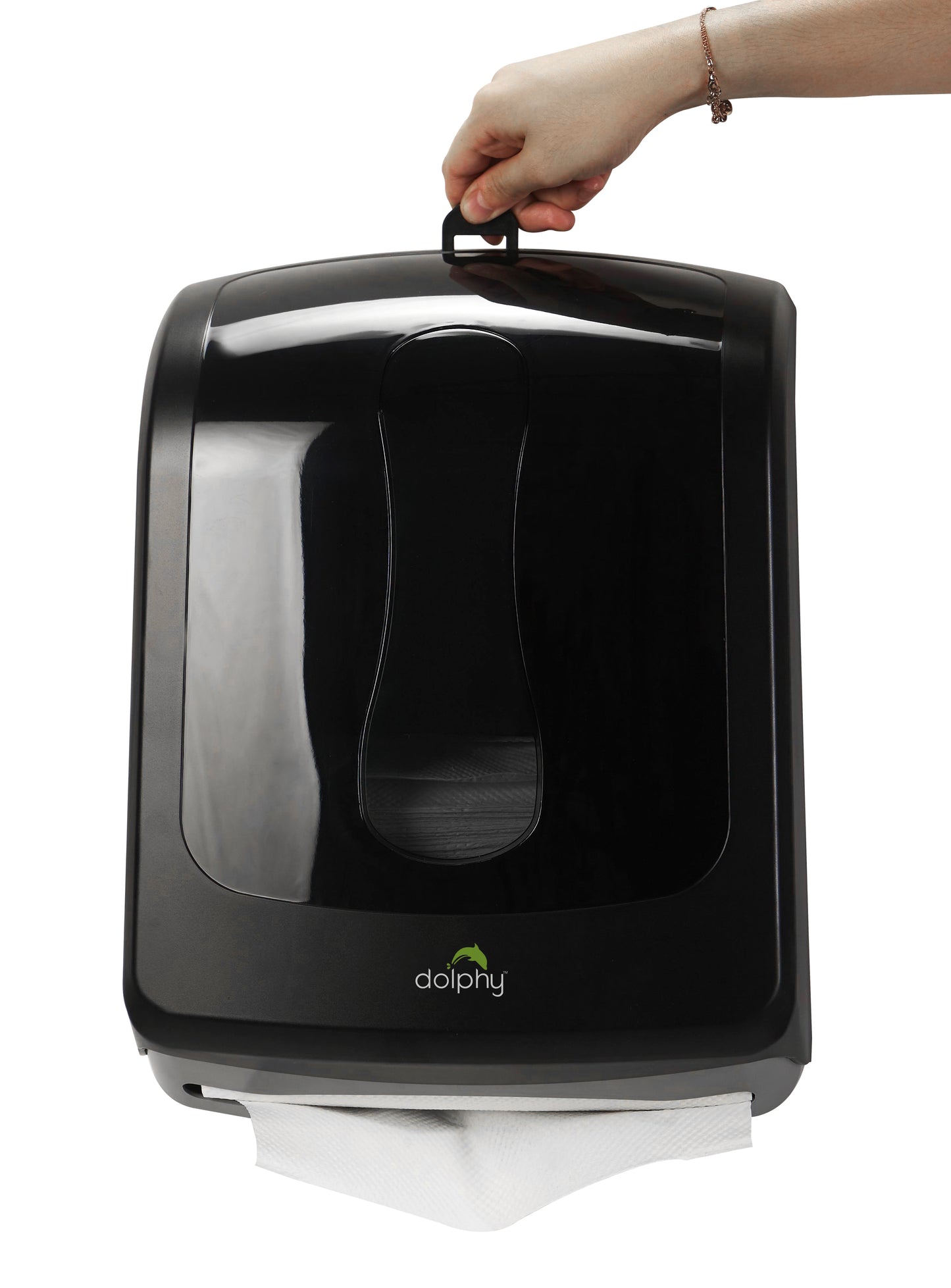 Slimline Paper Towel Dispenser - Black