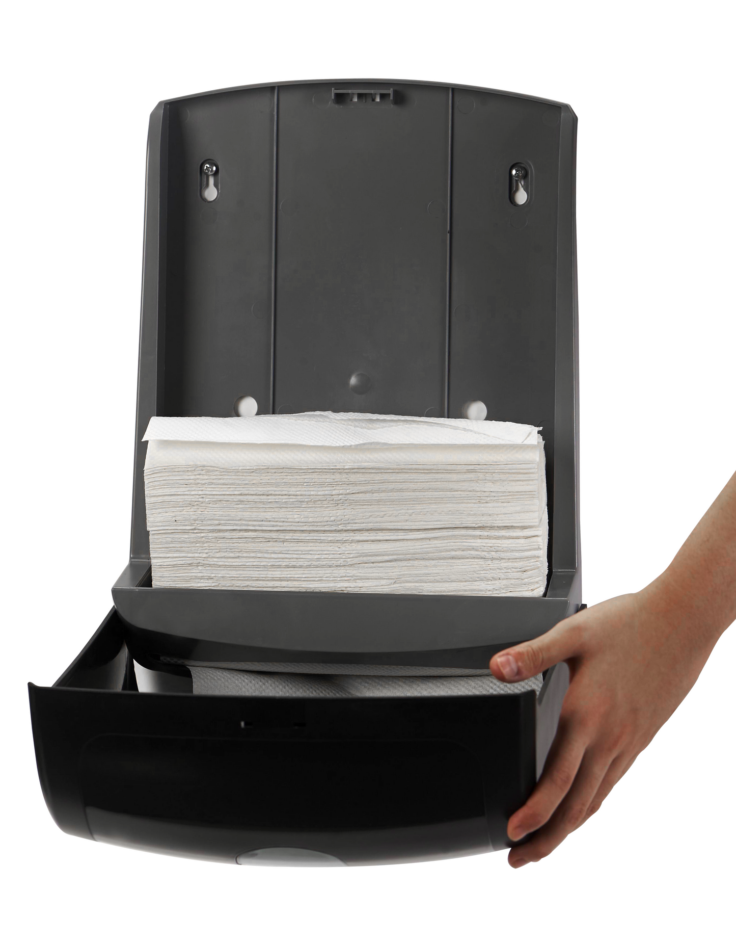 Slimline Paper Towel Dispenser - Black