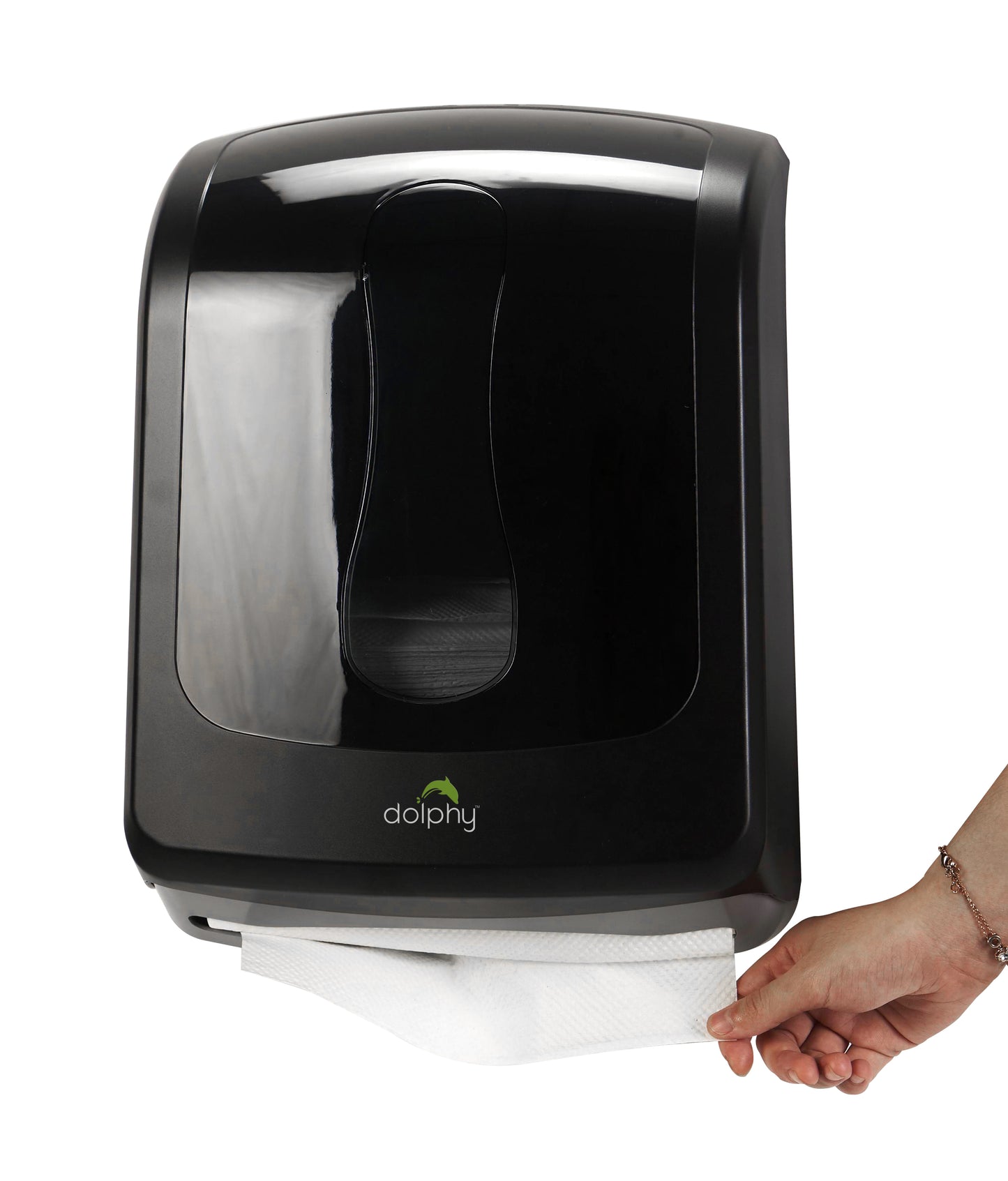Slimline Paper Towel Dispenser - Black