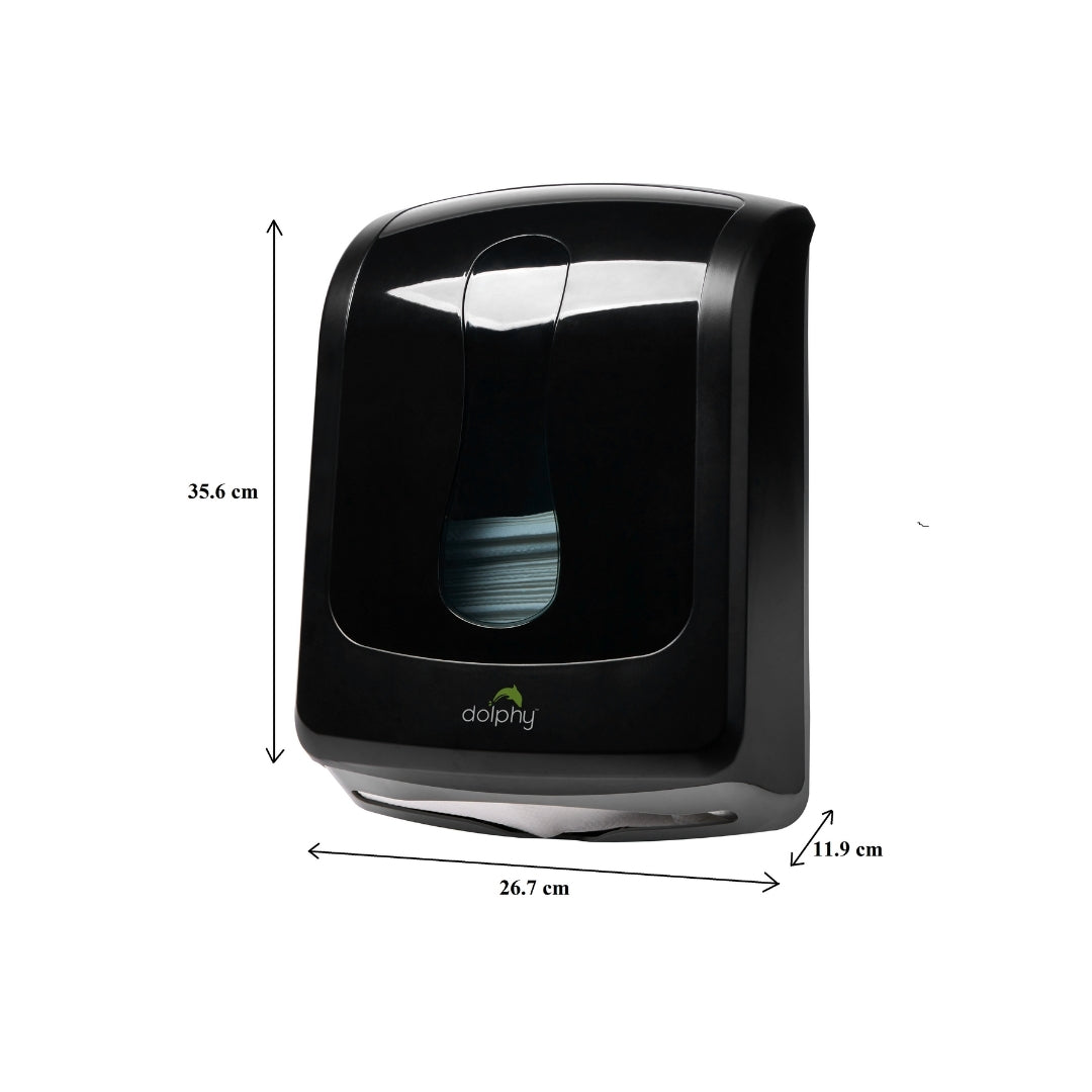 Slimline Paper Towel Dispenser - Black