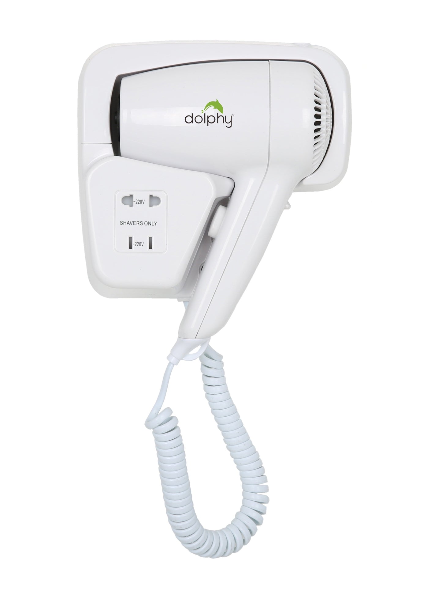 CLASSIC Wall Mount Hair Dryer 1220W-1400W - White