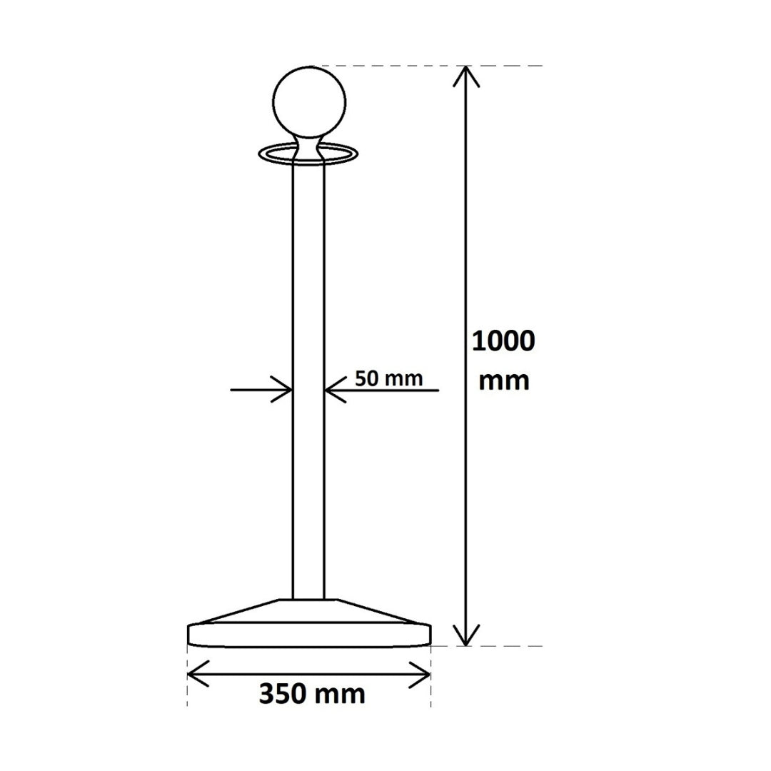 Queue Barrier - Silver