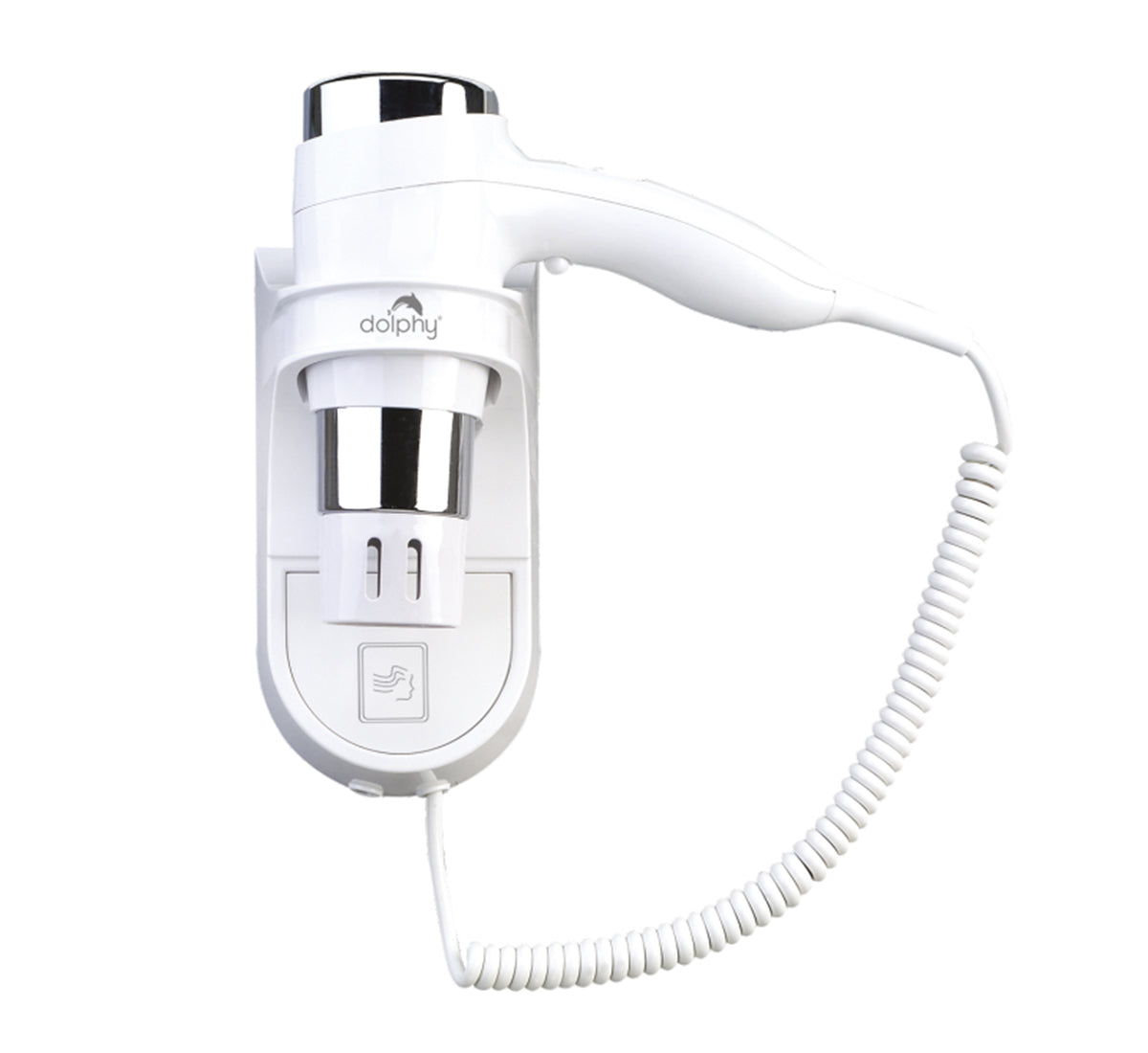 Wall-Mount Hair Dryer 1600W - White