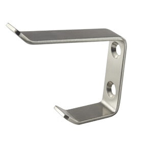 SS Hat & Coat Hook Screw Fix 20mm Depth