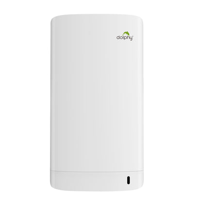Dolphy Compact White Jet Hand Dryer | HEPA Filter