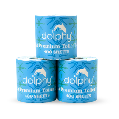 Toilet Paper Roll 400 sheets Individually Wrapped