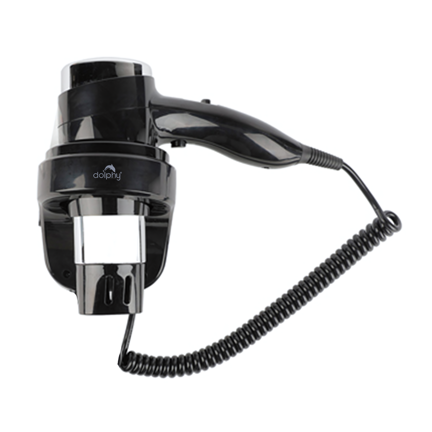 Wall-Mount Hair Dryer 1600-1875W - Black