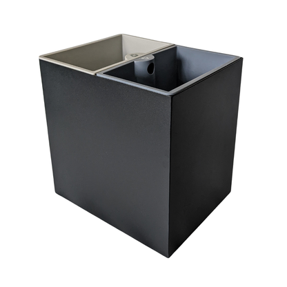 Recycle Compartment Bin 7L + 7L - Black
