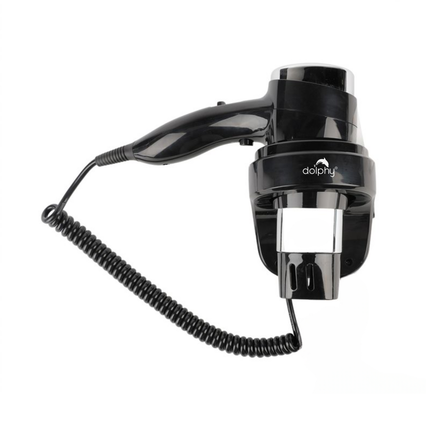 Wall-Mount Hair Dryer 1600-1875W - Black