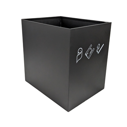Recycle Compartment Bin 7L + 7L - Black