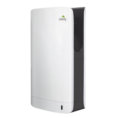 Dolphy Compact White Jet Hand Dryer | HEPA Filter