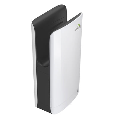 Dolphy Compact White Jet Hand Dryer | HEPA Filter