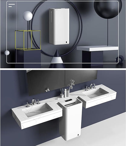 White Jet Hand Dryer With Brushless Motor