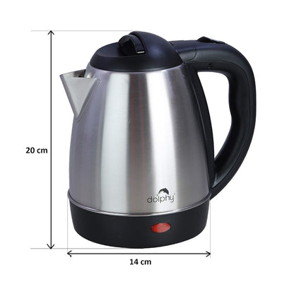 1.2L Stainless Steel Electric Kettle Silver