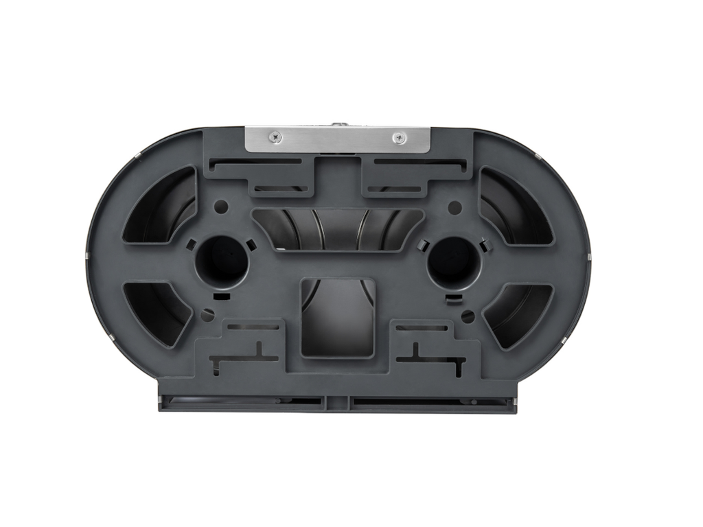 S/S Double Jumbo Toilet Roll Dispenser