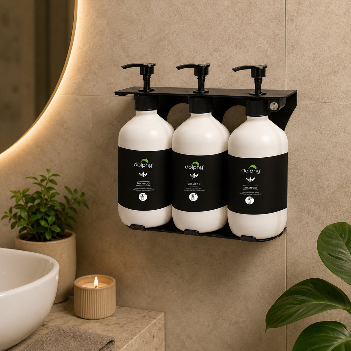 EcoFlow Refill Dispenser 500ml  - Matte White: Set of 3