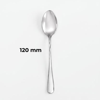 Dolphy Augusta Stainless Steel Moca Spoon 120mm – 18/0 Grade (Pack of 12)