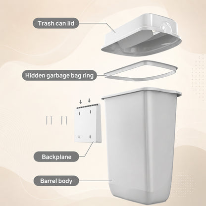 PLAZA Rubbish Bins White - 32L