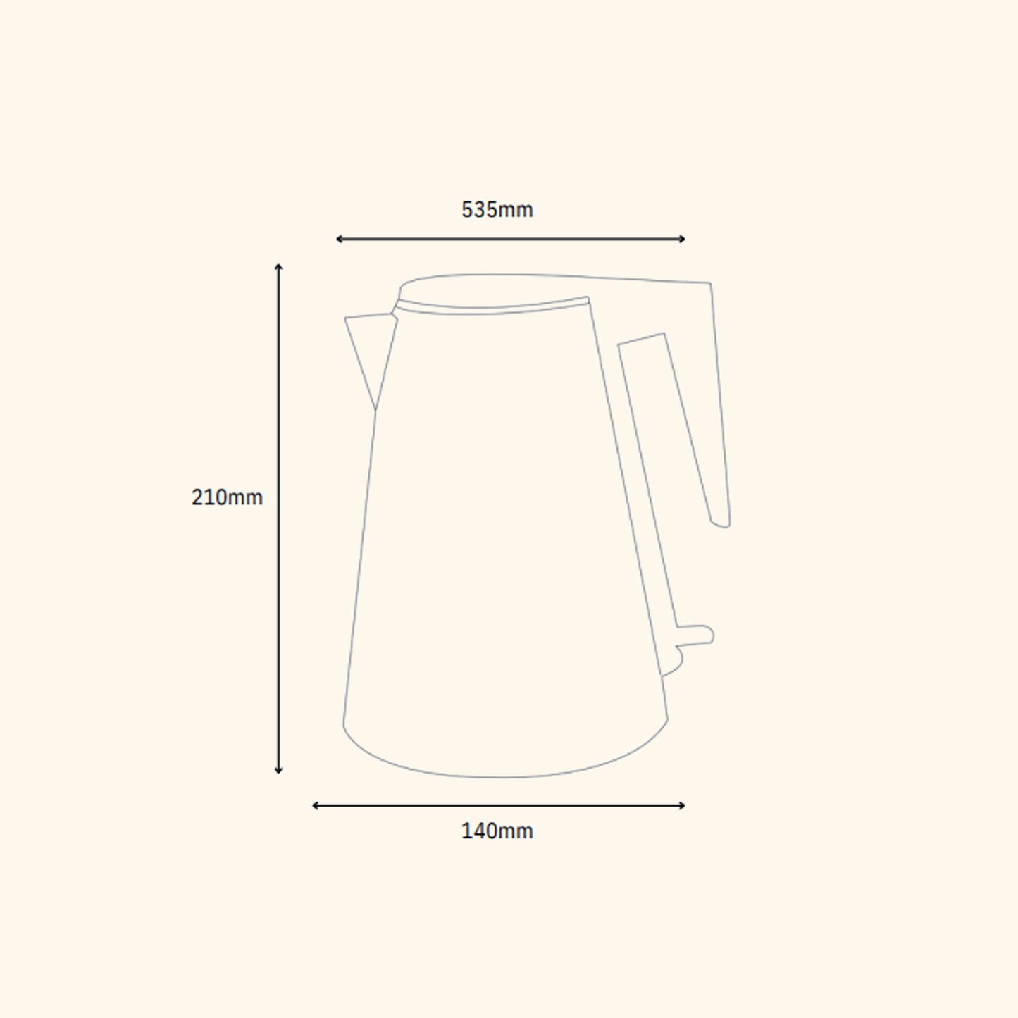 1.2L Stainless Steel Electric Kettle