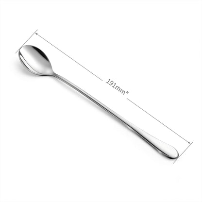 Dolphy Augusta Stainless Steel Long Spoon 191mm – 18/0 Grade (Pack of 12)