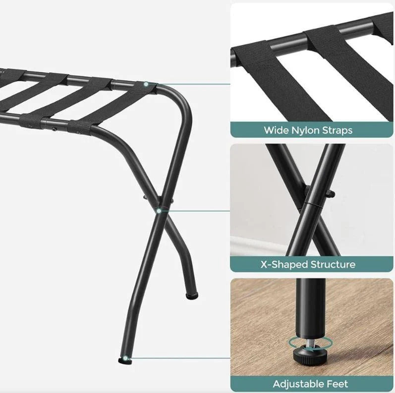 Stainless Steel Folding Luggage Rack