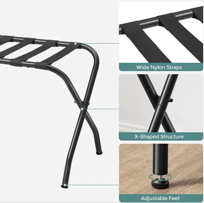 Stainless Steel Folding Luggage Rack
