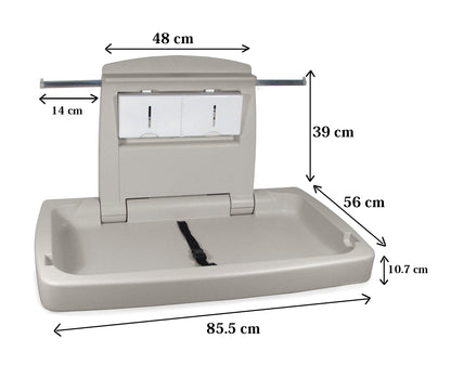 Horizontal Baby Change Station- HDPE Plastic