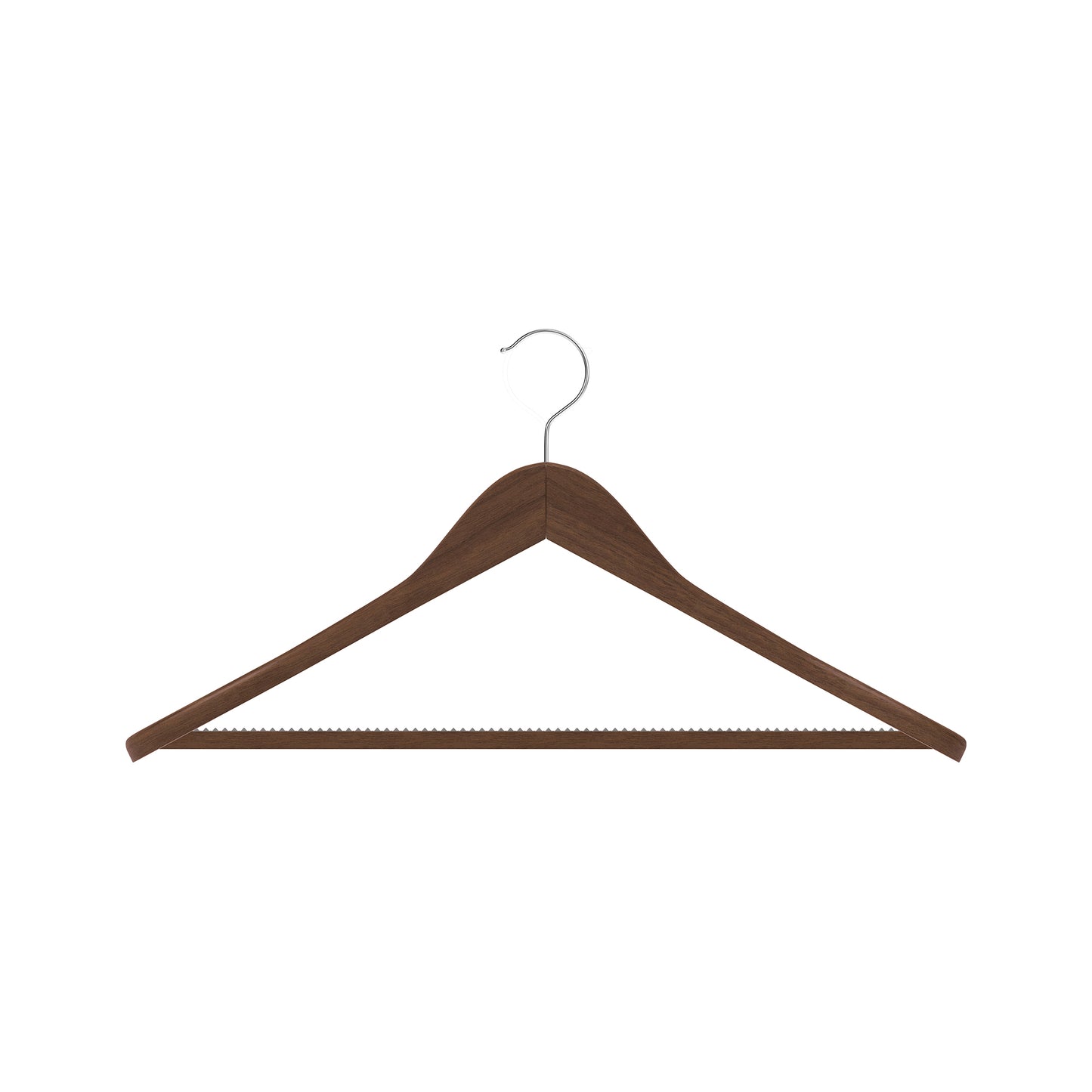 Lotus Wood Wide Shoulder Suit Brown Hangers – Set of 50