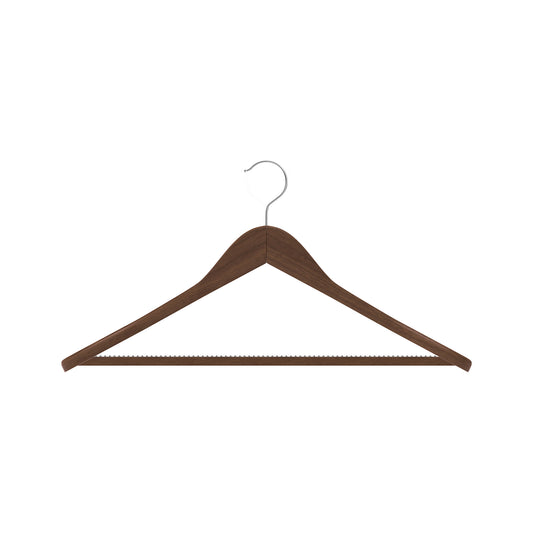 Lotus Wood Wide Shoulder Suit Brown Hangers – Set of 50