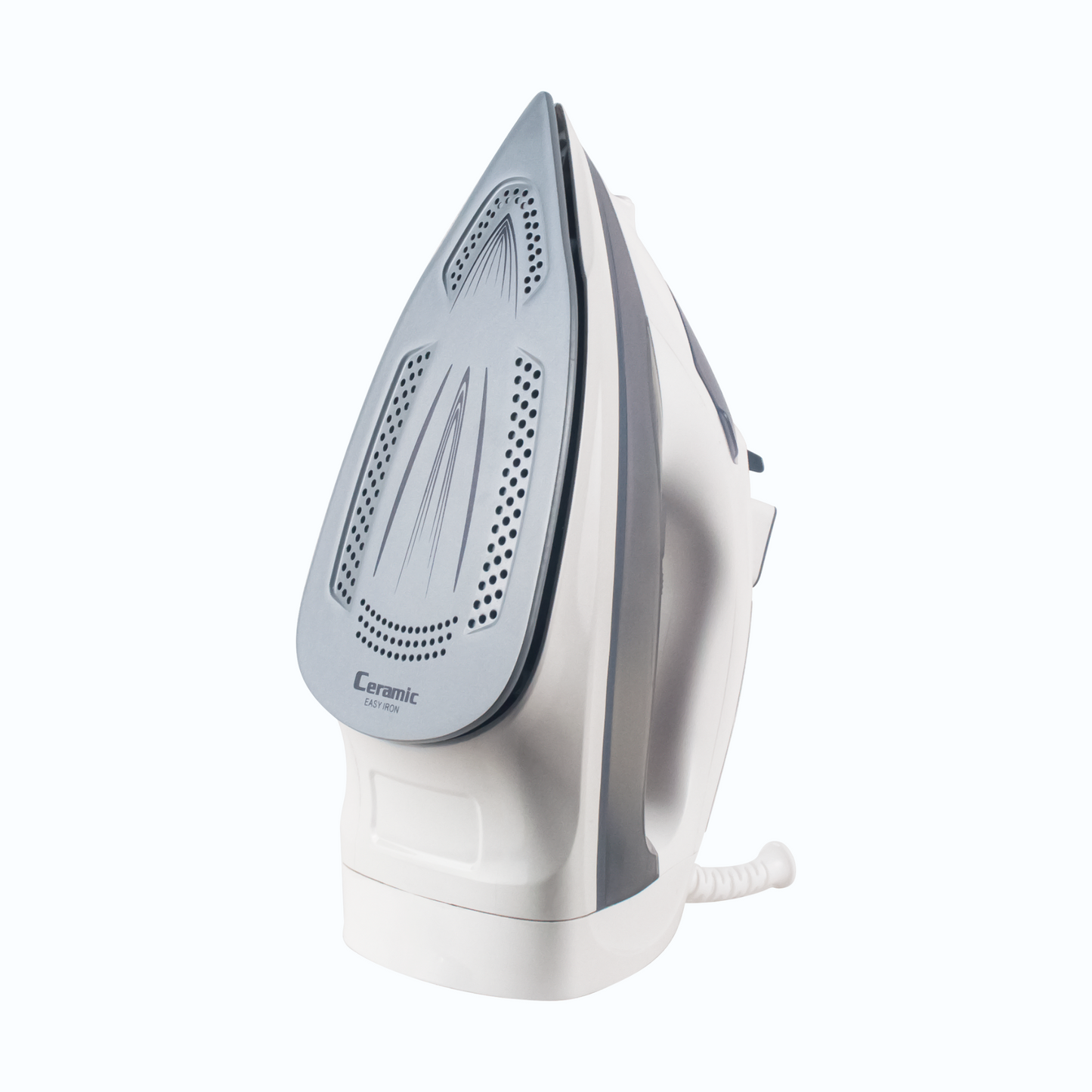 Electric Steam Iron-White/ Grey