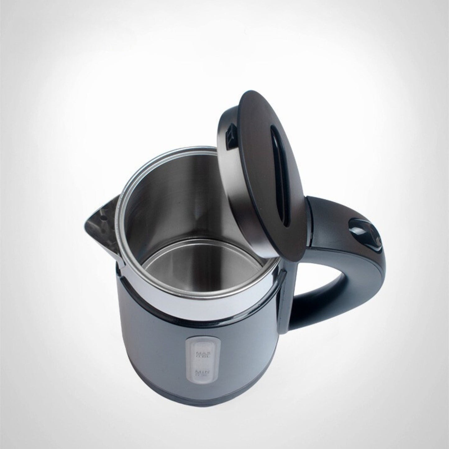 0.6L Stainless Steel Electric Kettle Black