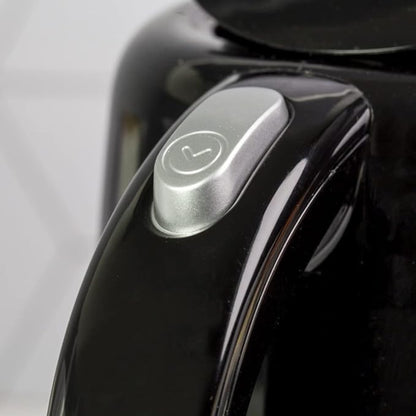 1L Black Electric Kettle High Grade ABS Material