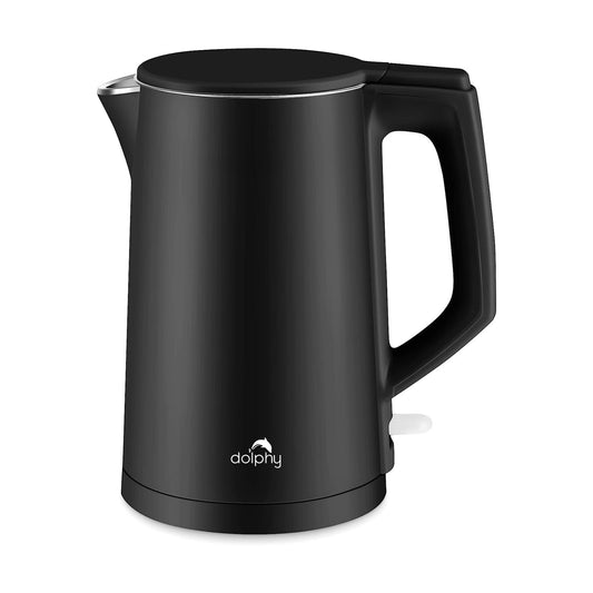 1.0L Black Stainless Steel Kettle