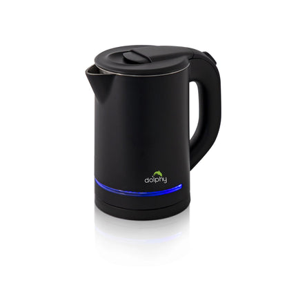 0.8L SS Electric Kettle Black With Light Design