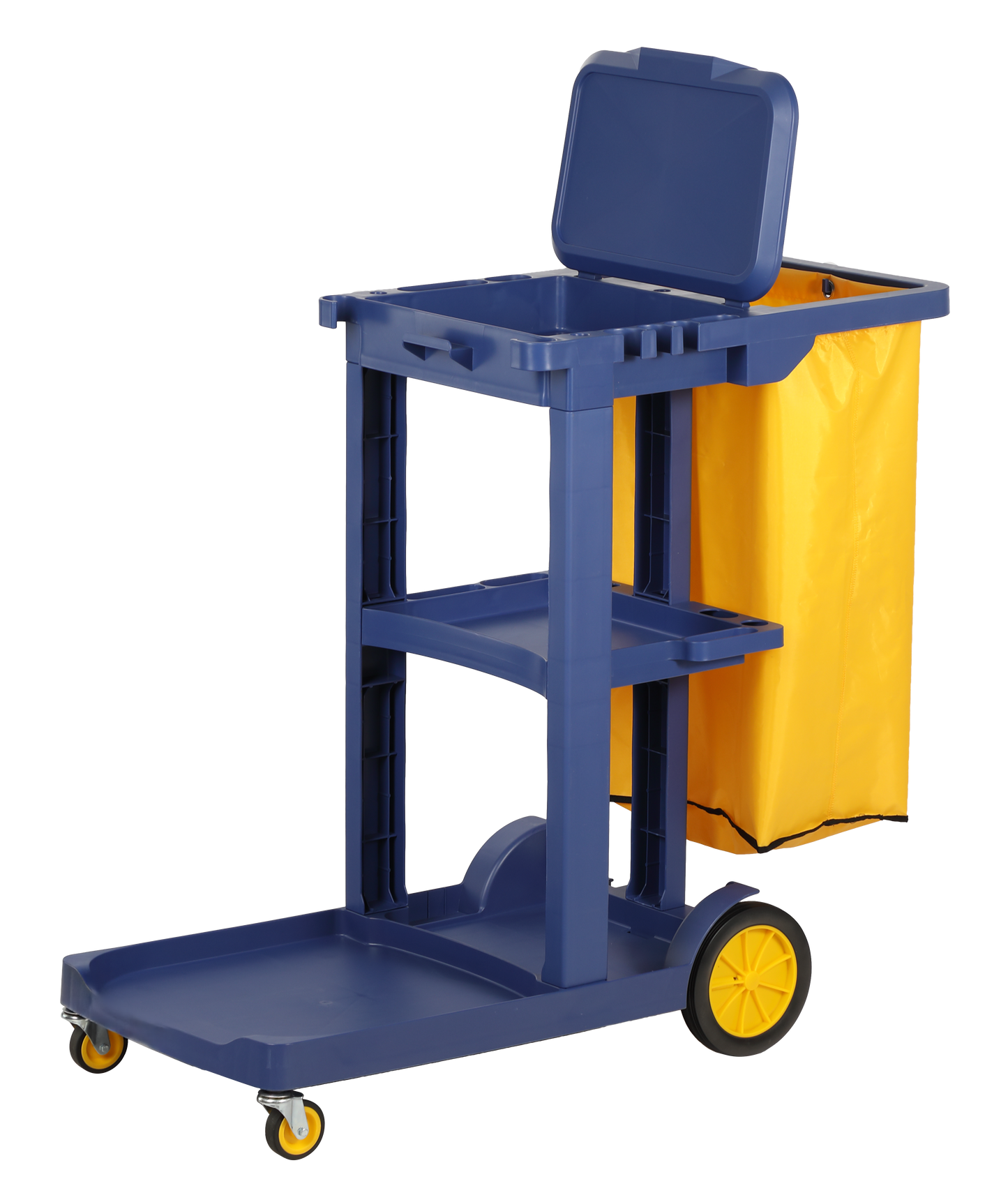 Dolphy Commercial Janitorial Cleaning Cart - Blue