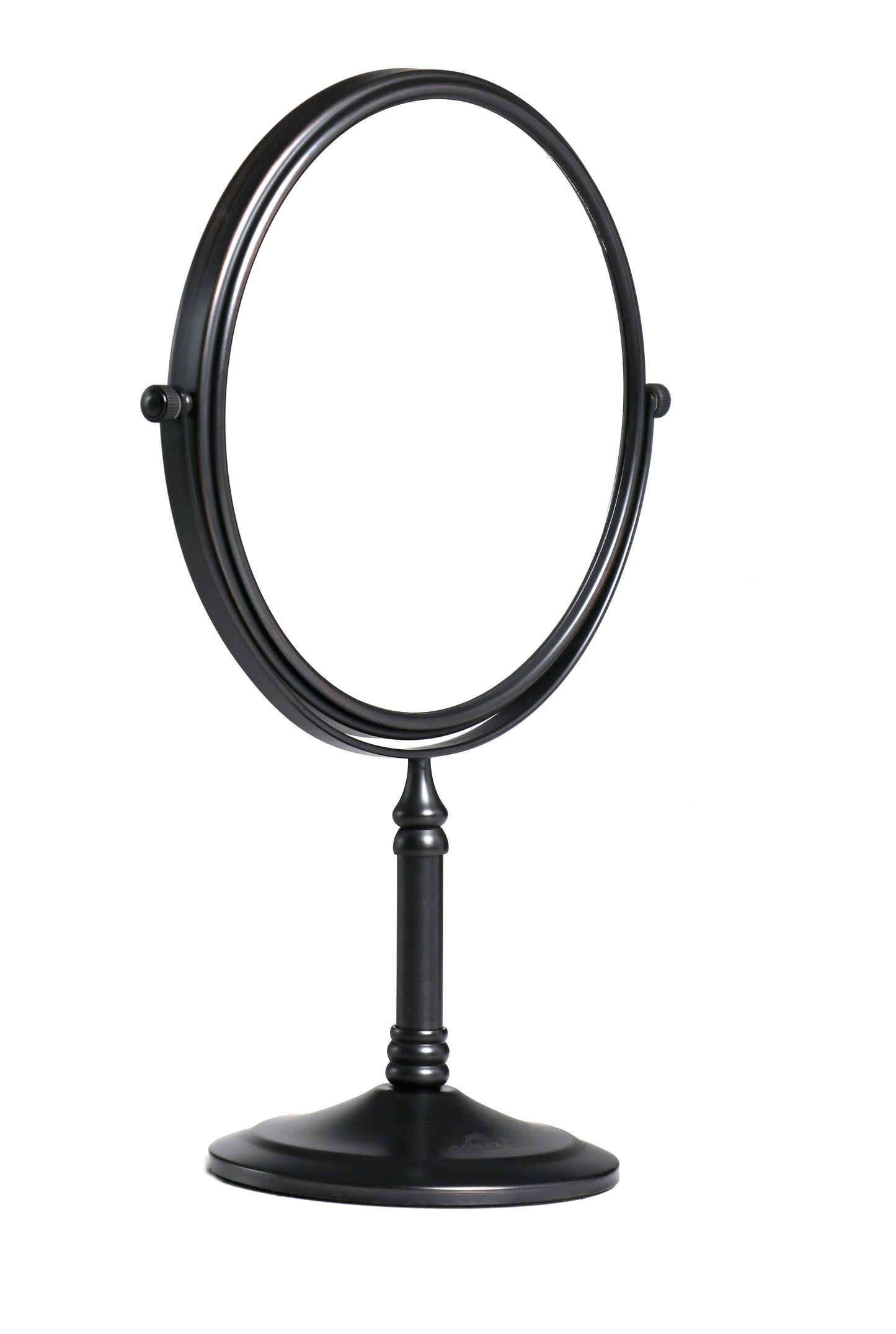 5X & 1X Tabletop Magnifying Mirror - Matte Black