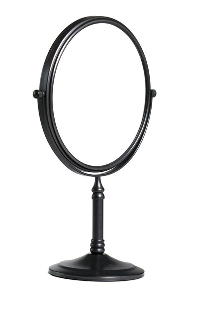 5X & 1X Tabletop Magnifying Mirror - Matte Black