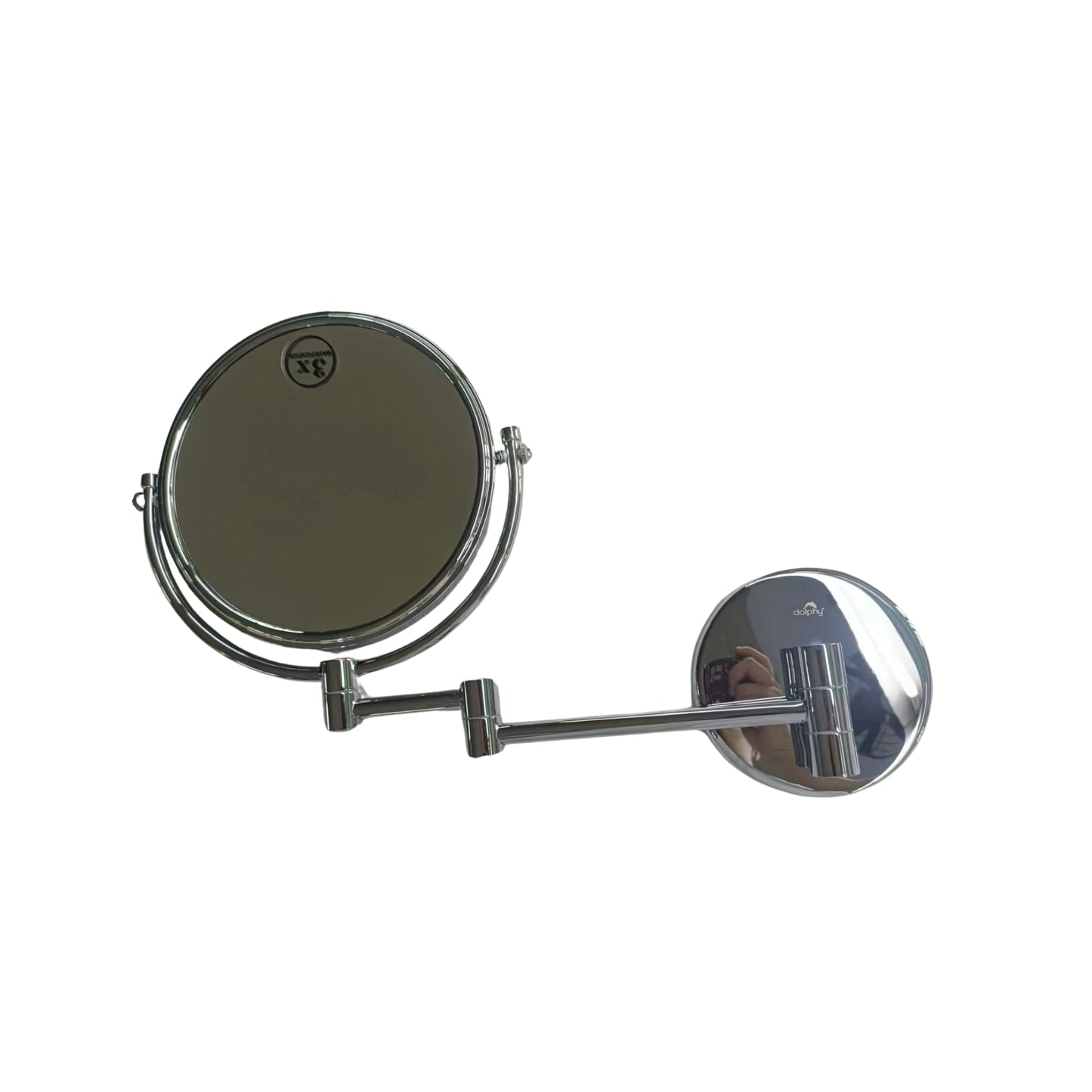 3X & 1X LED Magnifying Mirror Wall Mount