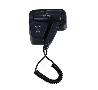 CLASSIC Wall Mount Hair Dryer 1220W-1400W Black