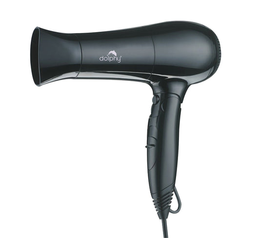 Premium Foldable Hair Dryer 2000W - Matte Black