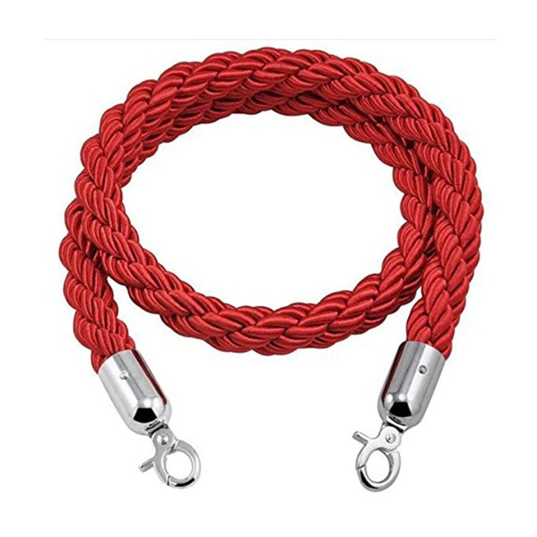 Queequeg Rope Nylon Twisted Rope for Queue Barrier - Red
