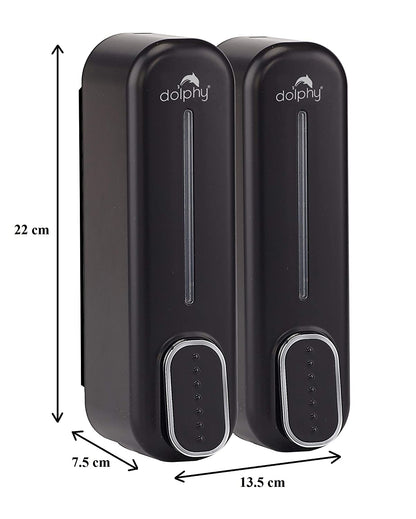CLASSIC Dual Soap/Shampoo Dispenser 300ml -Black