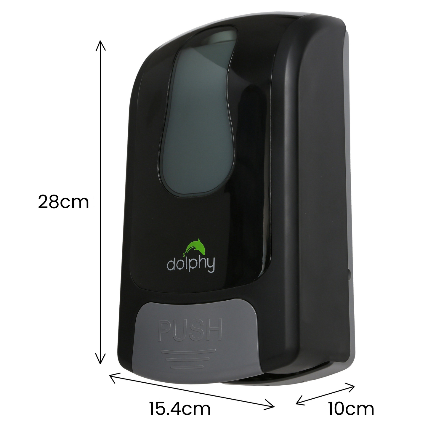 Manual Soap-Sanitiser Dispenser 1000ML - Black